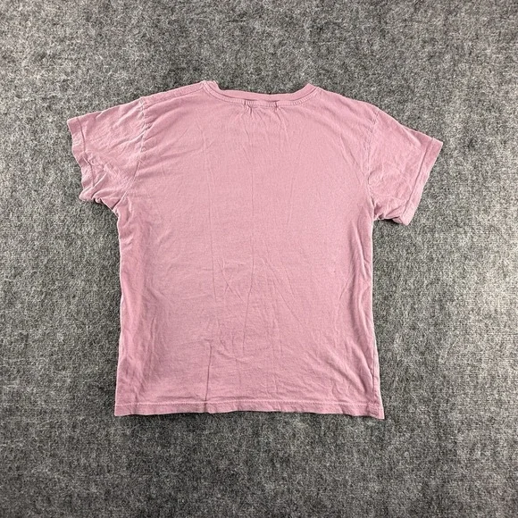 Def Leppard Adrenalize Tee Womens XXS Pink Letluv Anthropologie Band Shirt Crop - Picture 5 of 8